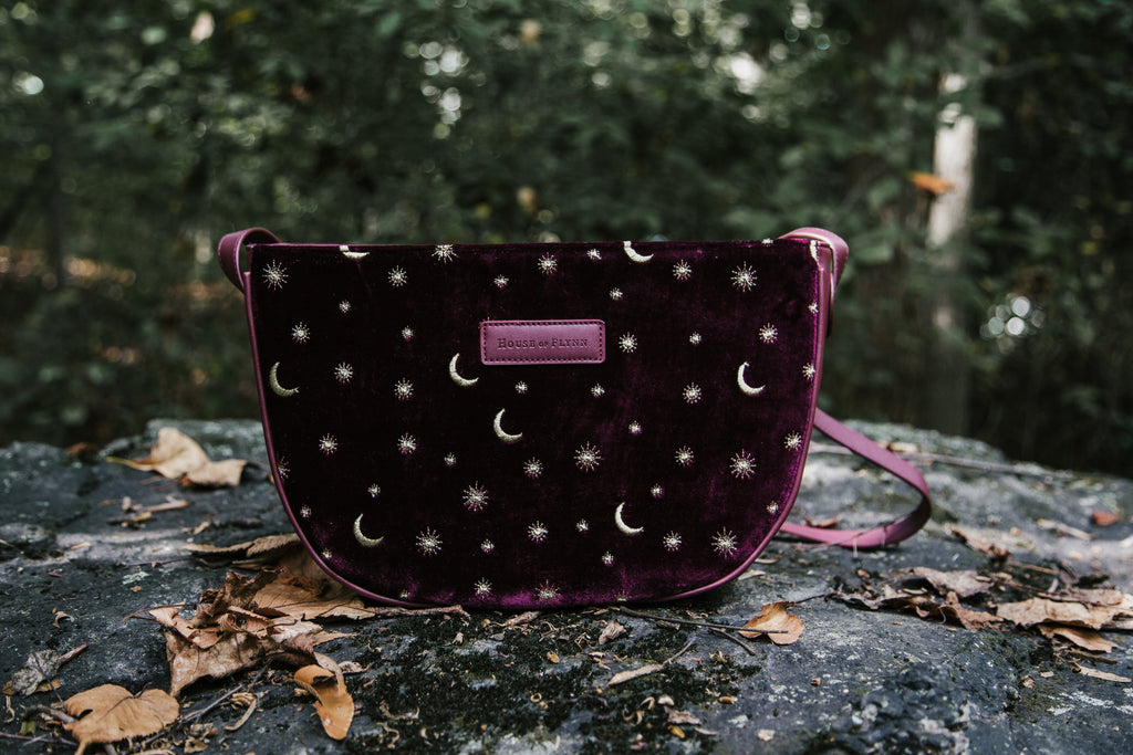Clearance - Daughters of the Moon Crossbody Bag - Perpetual Plum
