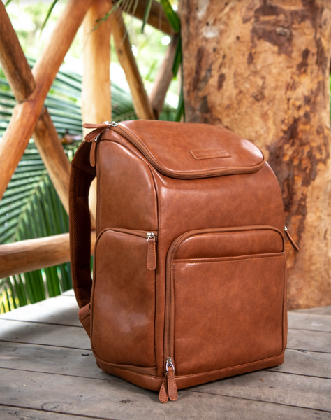 Lima Backpack - Saddle | Stylish, Designer Camera Bags for