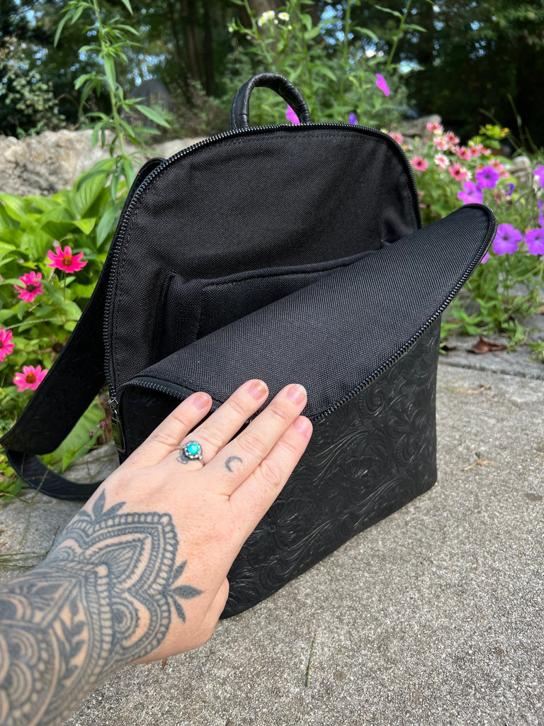 Mar Backpack - Stamped Black