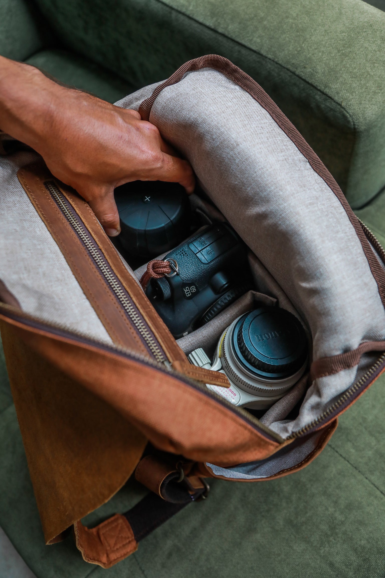 ONA The Rockaway Leather Camera Bag (Black)