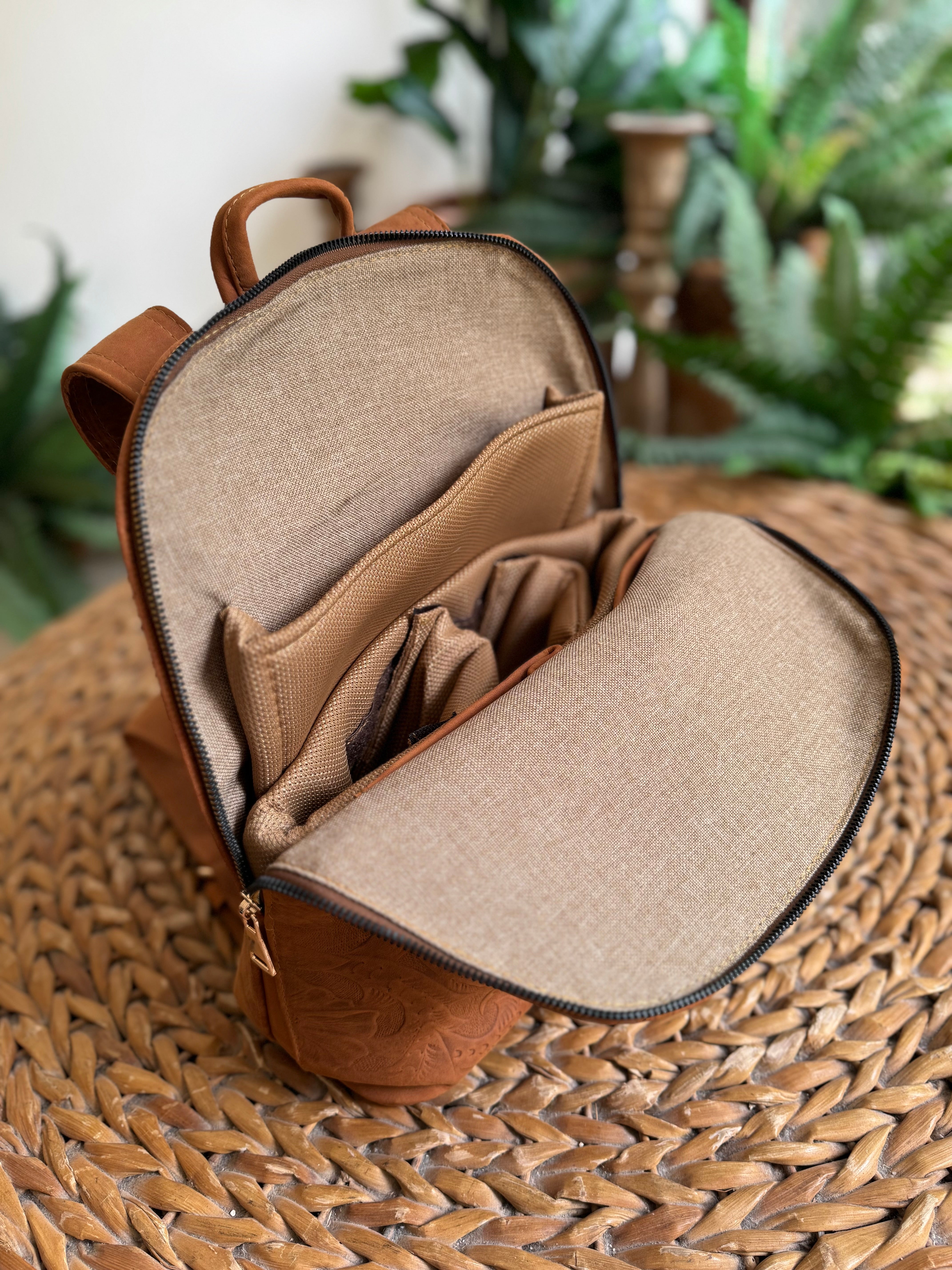 Mar Backpack - Stamped Vintage Brown