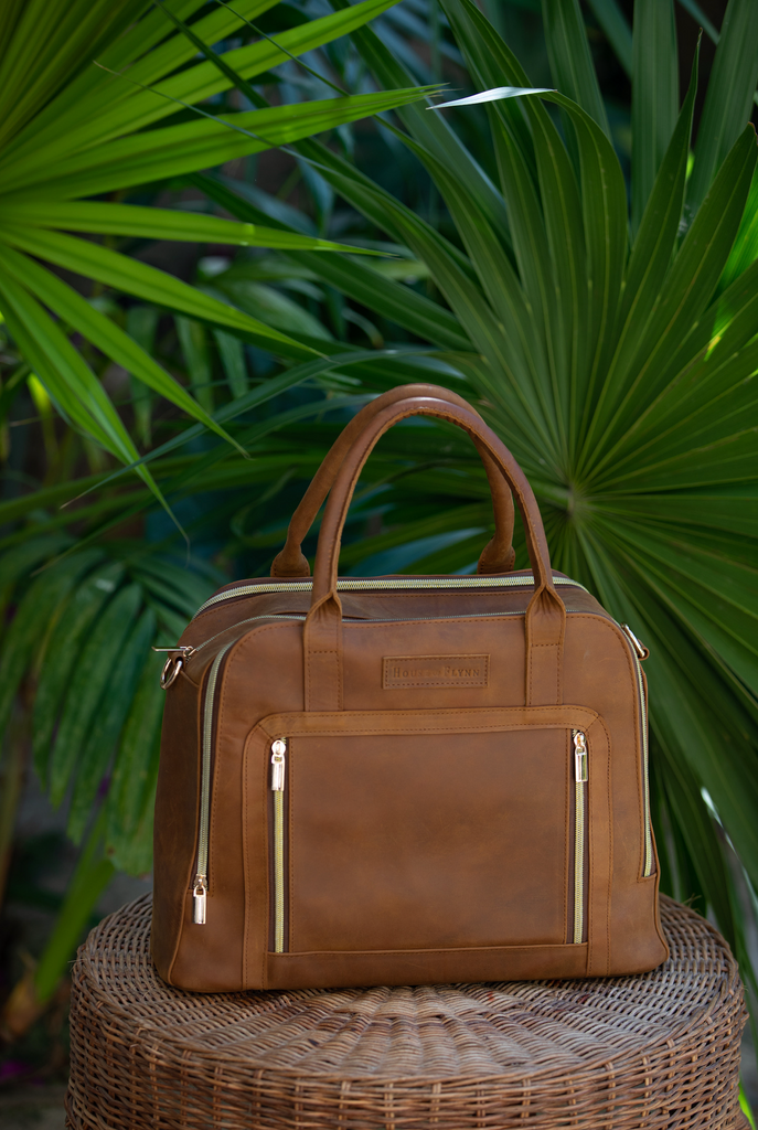 Luna Bag - Vintage Brown with Backpack Straps