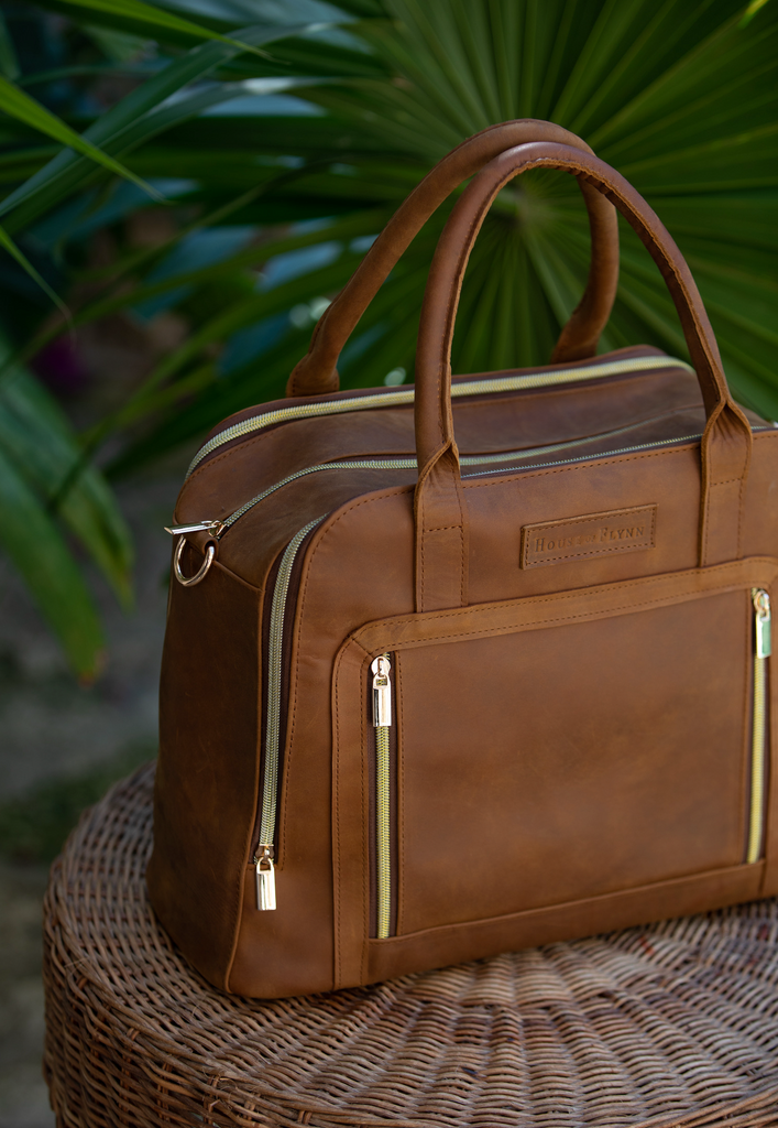 Luna Bag - Vintage Brown with Backpack Straps