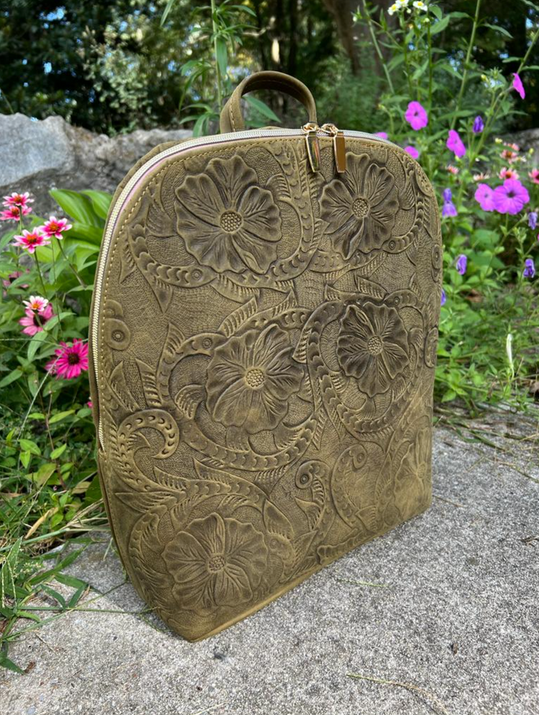 Mar Backpack - Stamped Olive