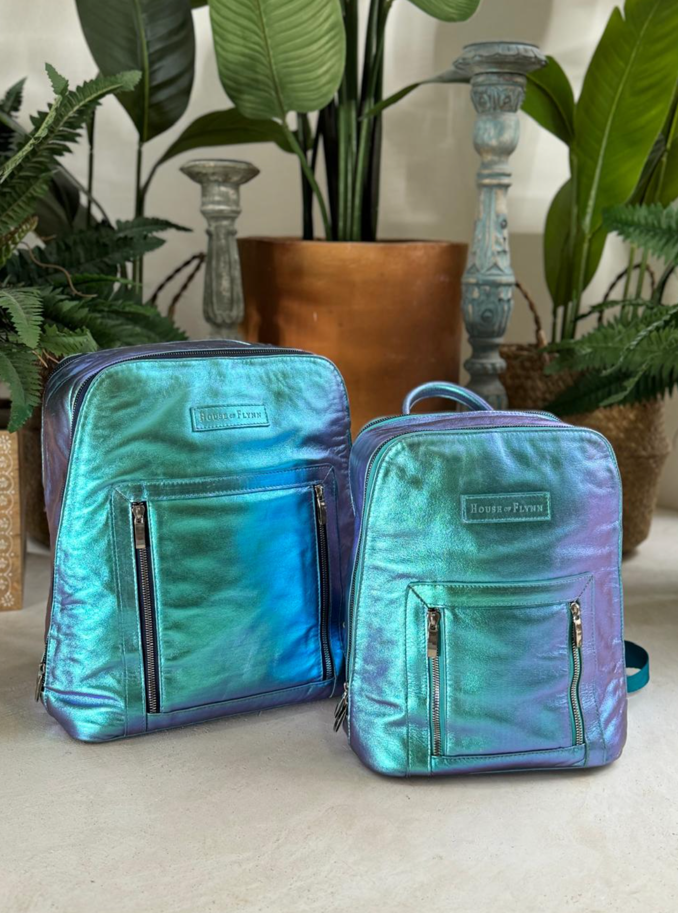 Mini Olivia - Mermaid Lagoon Color Shift Leather | Stylish