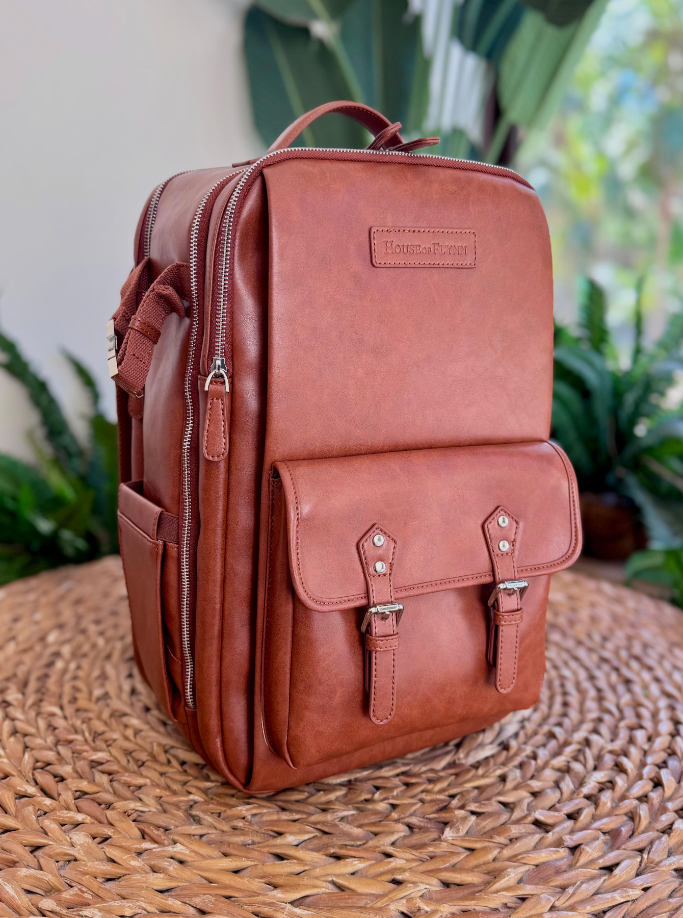 Saddle Brown- Bahia Camera Backpack