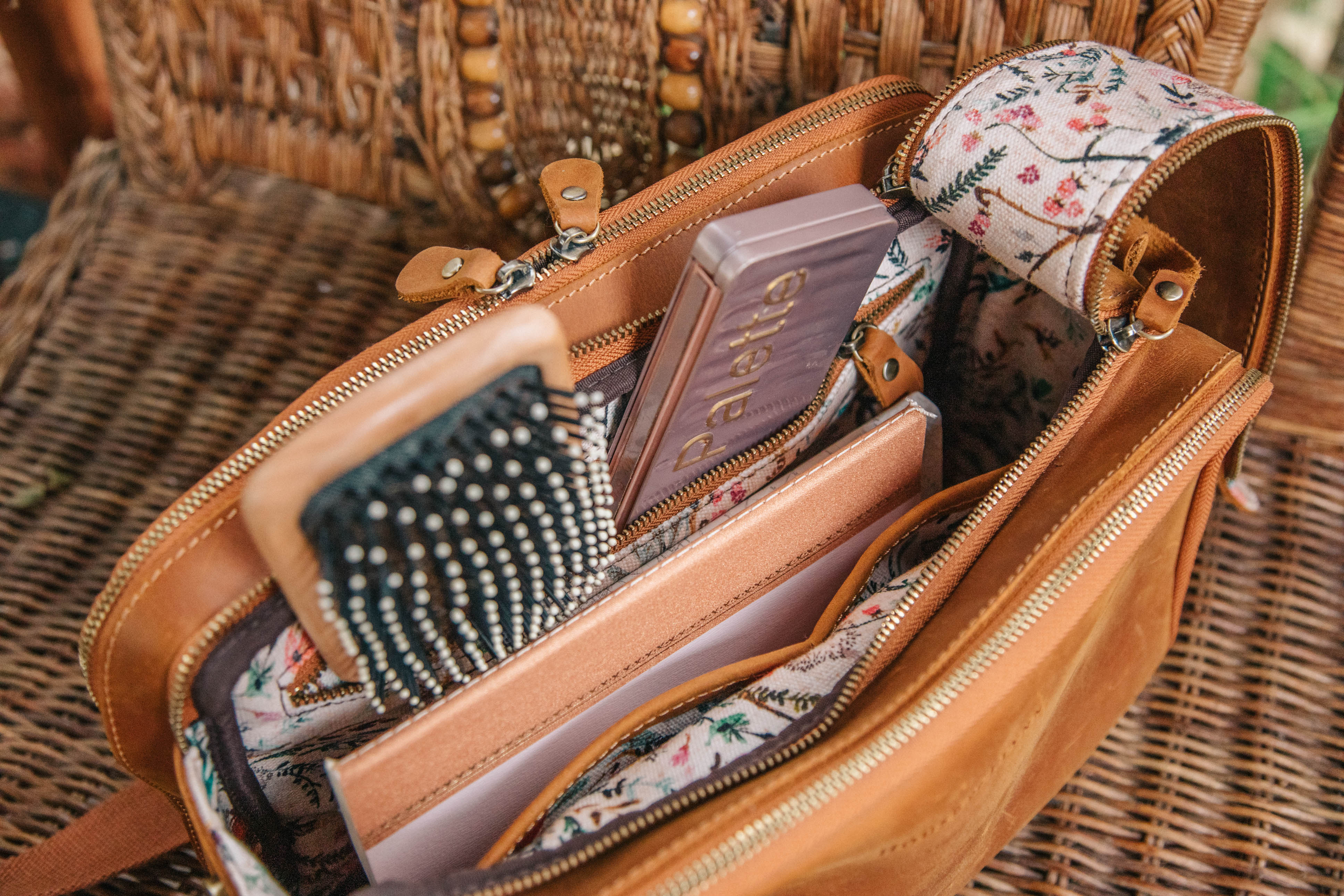 Travel Organizer Purse - Vintage Brown  Stylish, Designer Camera Bags for  Professional Photographers