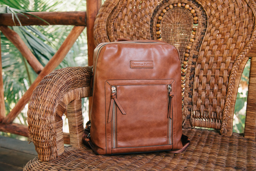 Olivia Backpack- Saddle