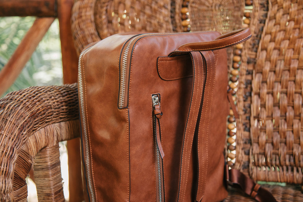 Olivia Backpack- Saddle