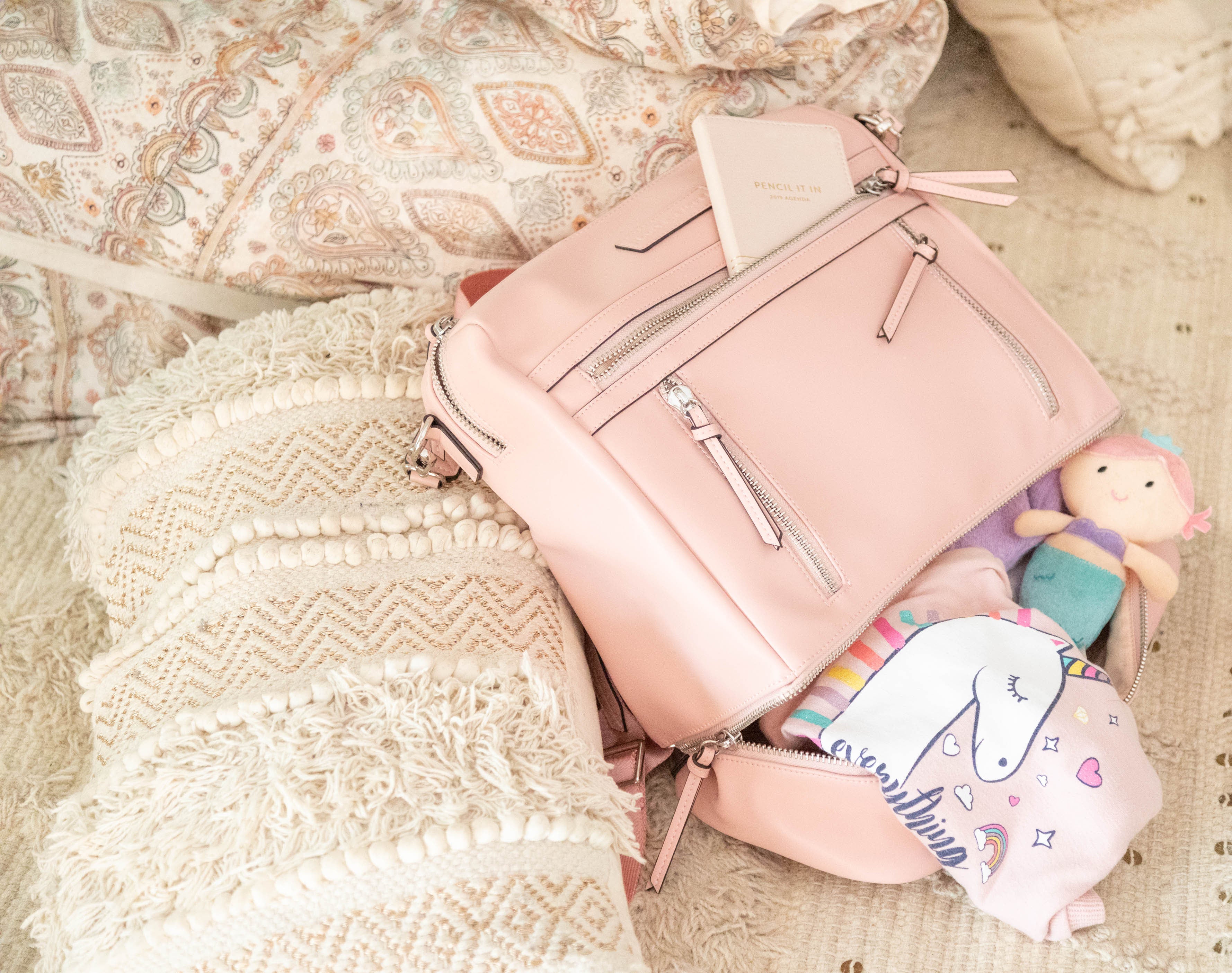 Clearance - Isla Backpack - Blush Pink