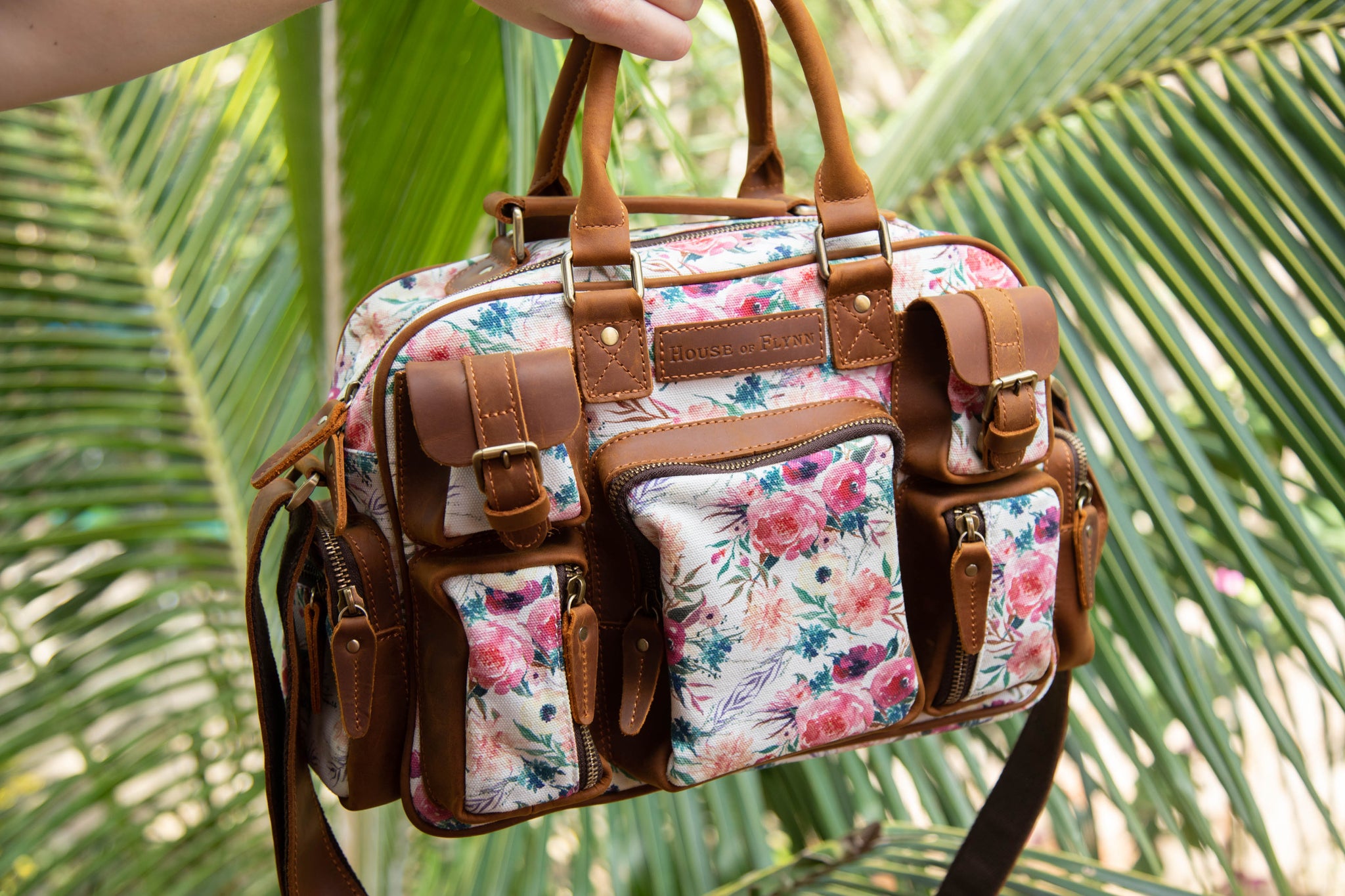 House of Flynn Cabo Camera Backpack – Watermelon Print | Retro Statement Bag The House of Flynn | Camera Bags | Women main image 4