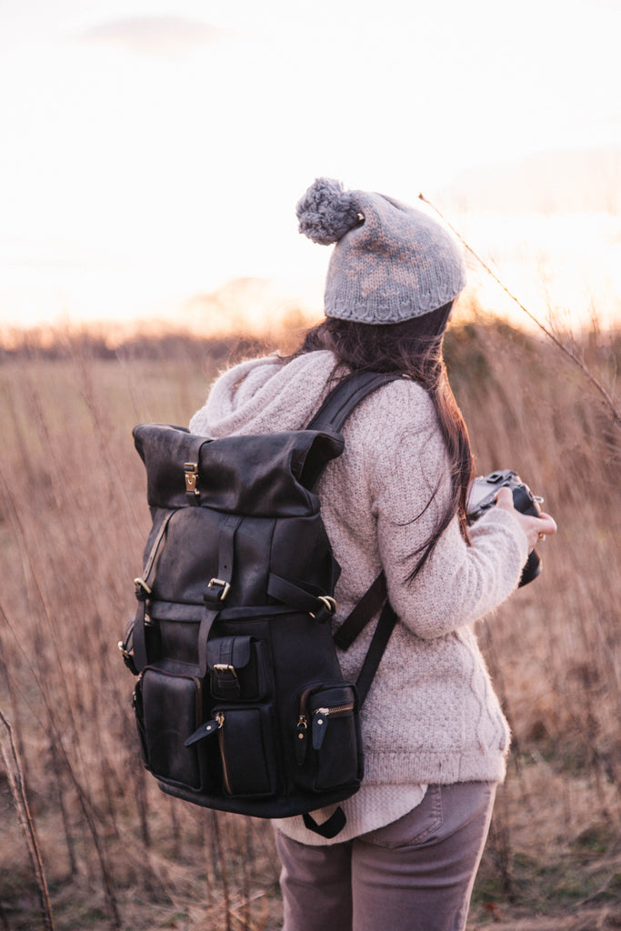 Rucksack - Black with Black Fable Interior