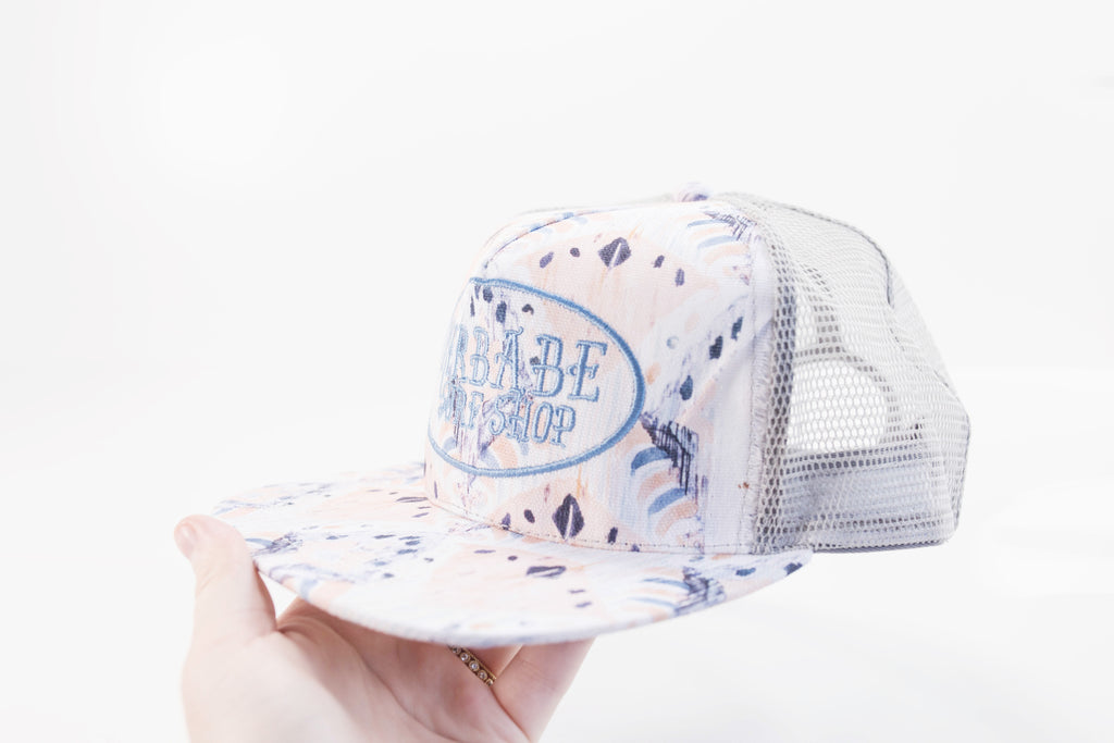 Merbabe Surf Shop Snapback Trucker Hat- Bali Dreams