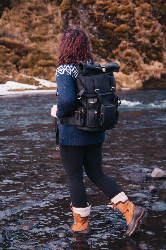 Rucksack - Black with Black Fable Interior