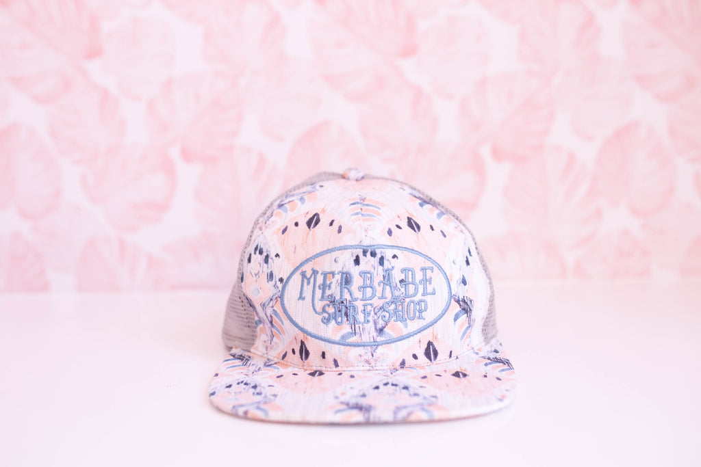 Merbabe Surf Shop Snapback Trucker Hat- Bali Dreams