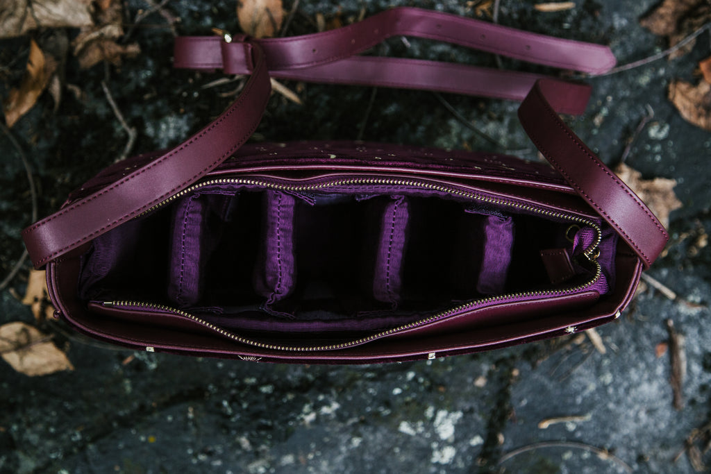Clearance - Daughters of the Moon Crossbody Bag - Perpetual Plum
