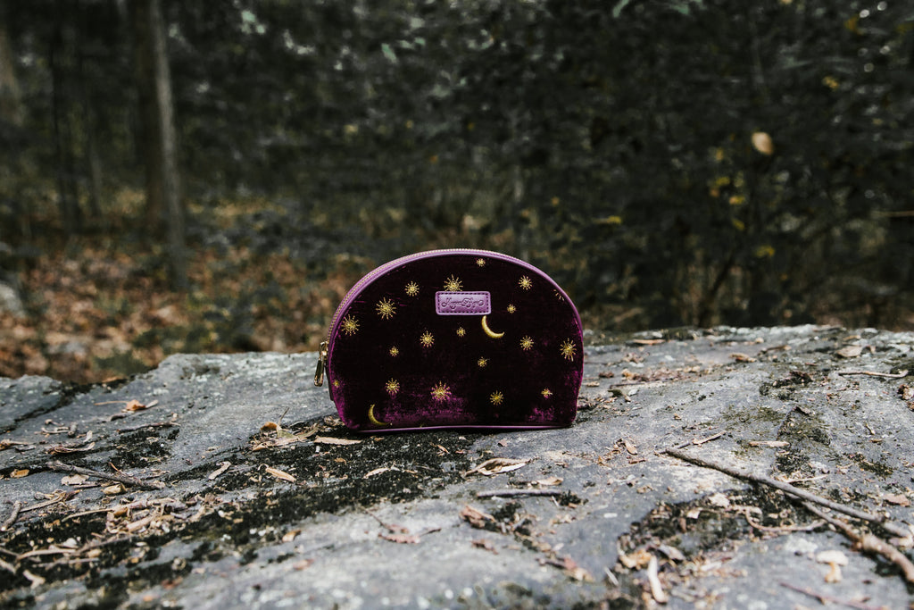 Daughters of the Moon Make Up Pouch - Perpetual Plum