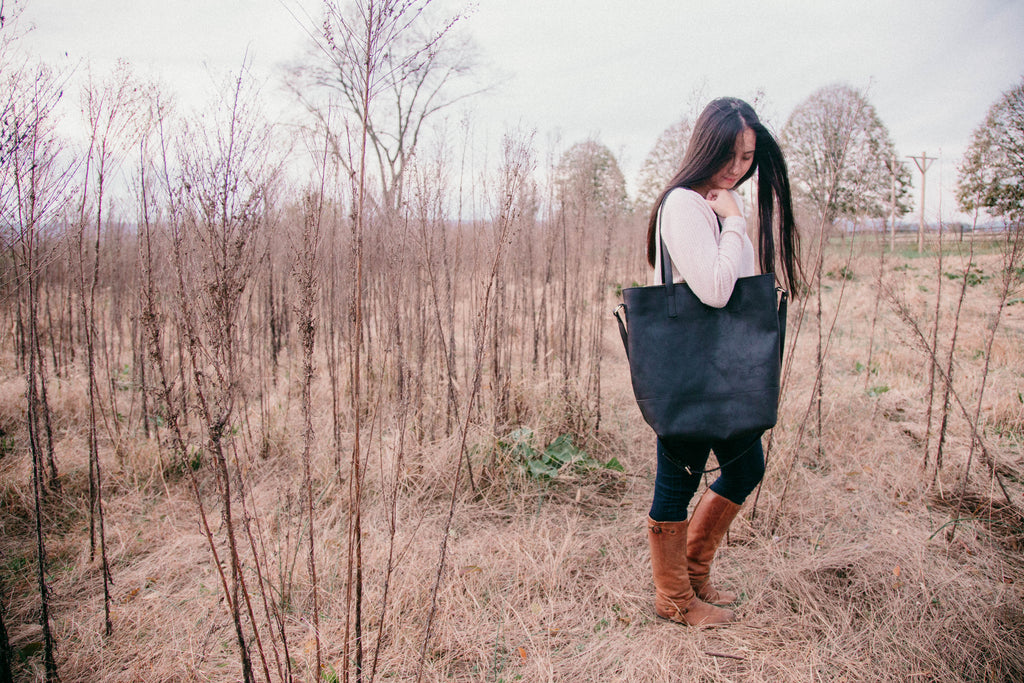 Everyday Bag - Black with Black Fable Interior