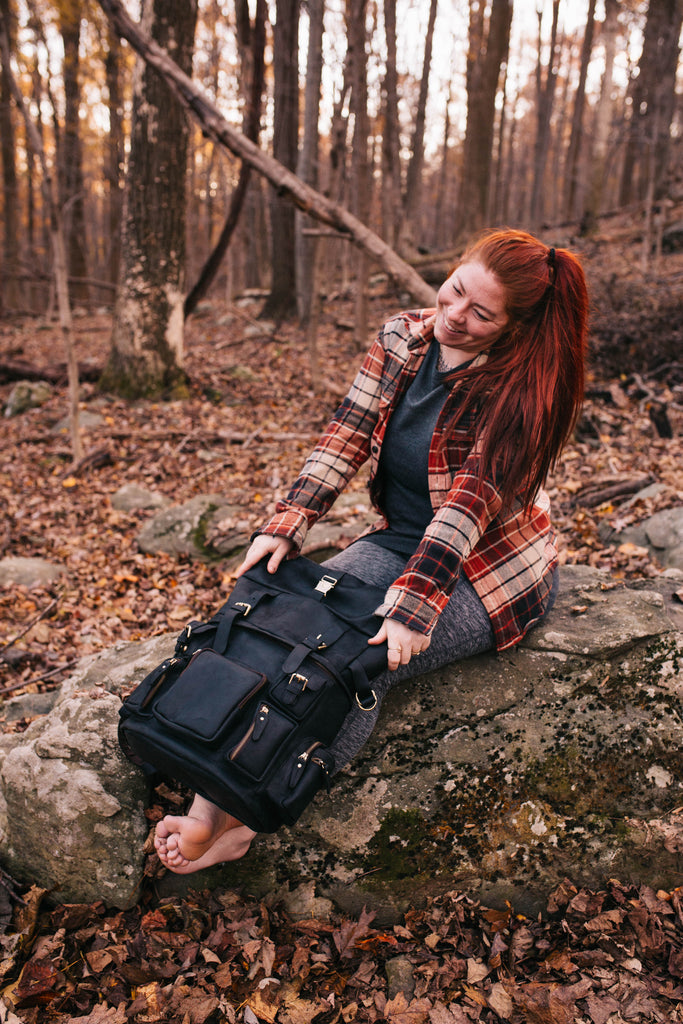 Rucksack - Black with Black Fable Interior