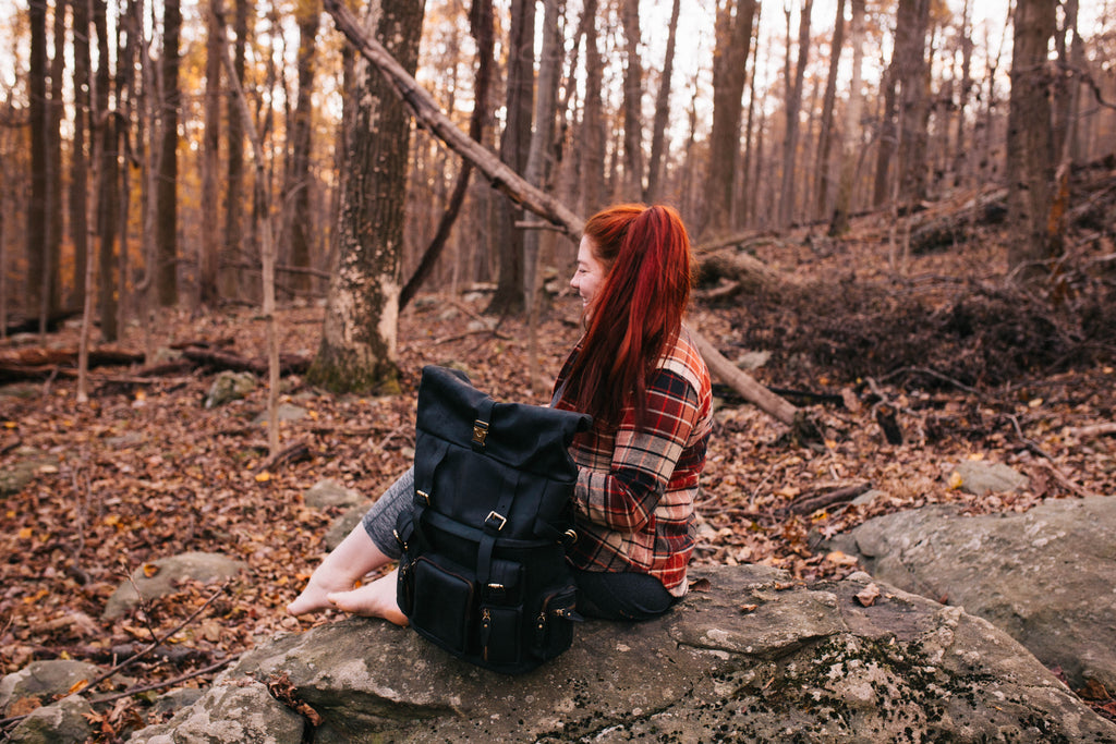 Rucksack - Black with Black Fable Interior