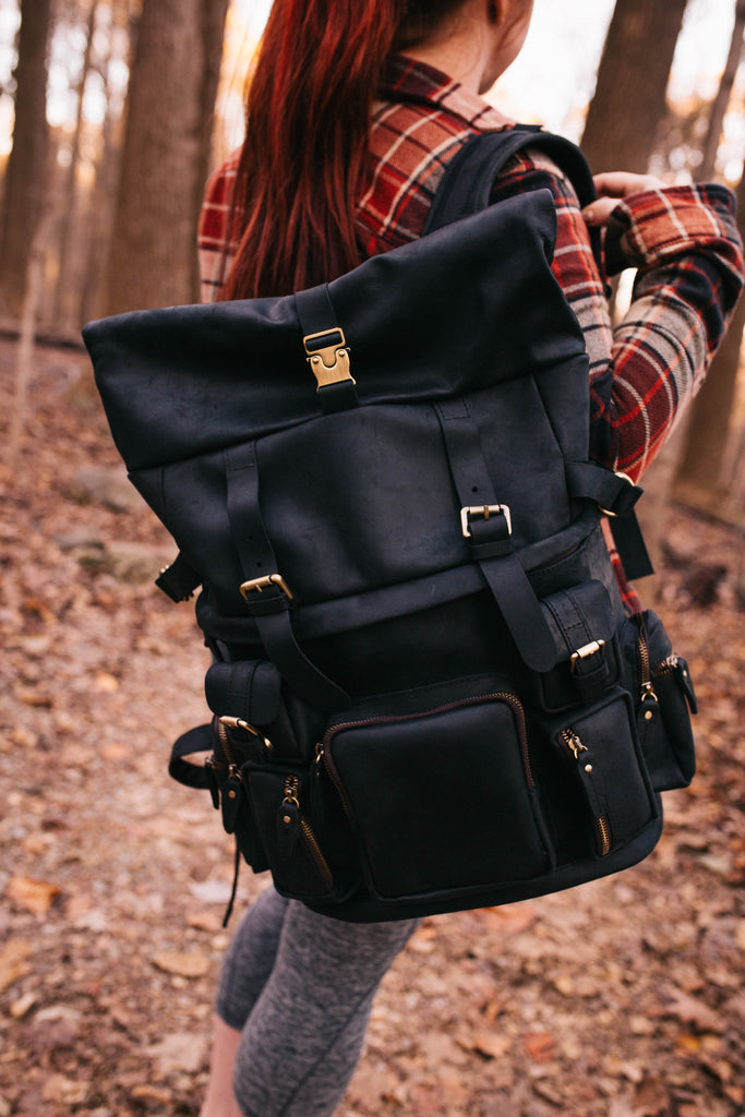 Rucksack - Black with Black Fable Interior