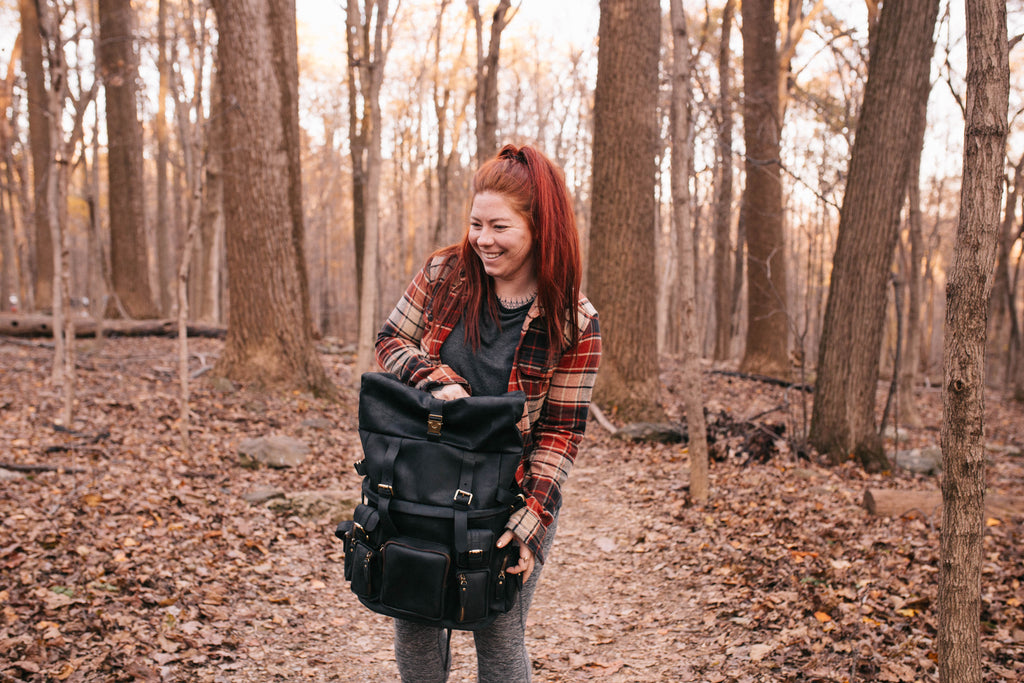 Rucksack - Black with Black Fable Interior