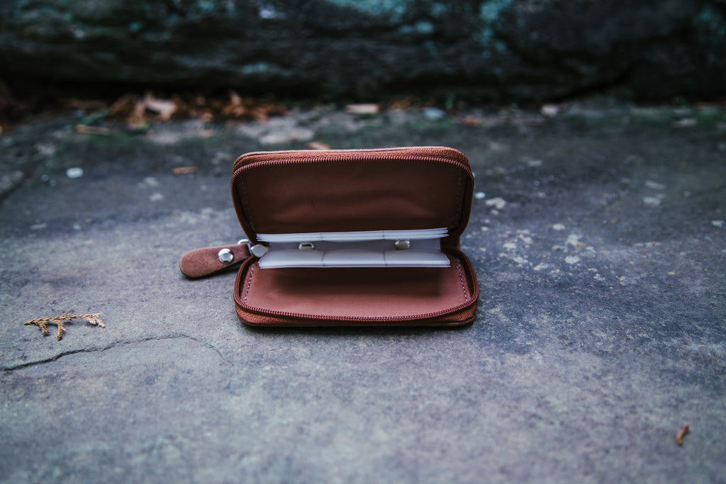 SD Card Holder - Autumn Cinnamon