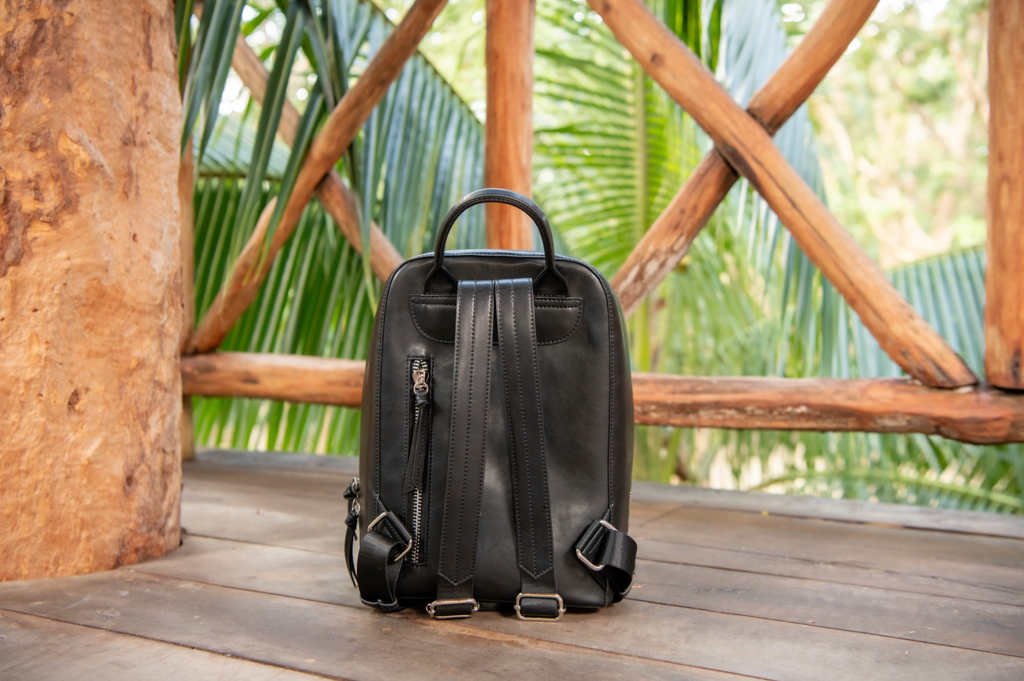 Mini Olivia Backpack Onyx Black Stylish Designer Camera Bags for Professional Photographers