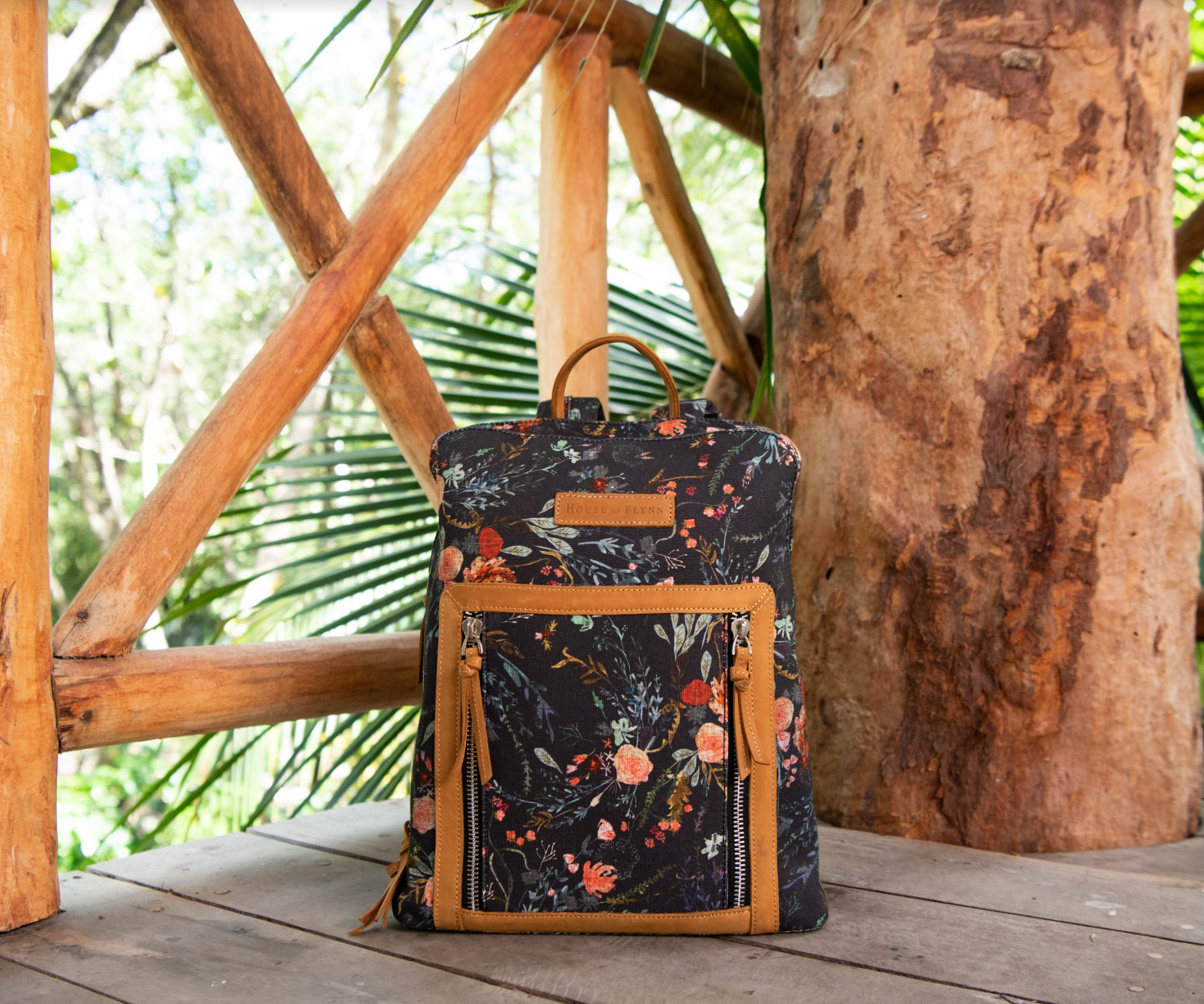 Olivia Backpack- Black Fable | Stylish, Designer Camera Bags for