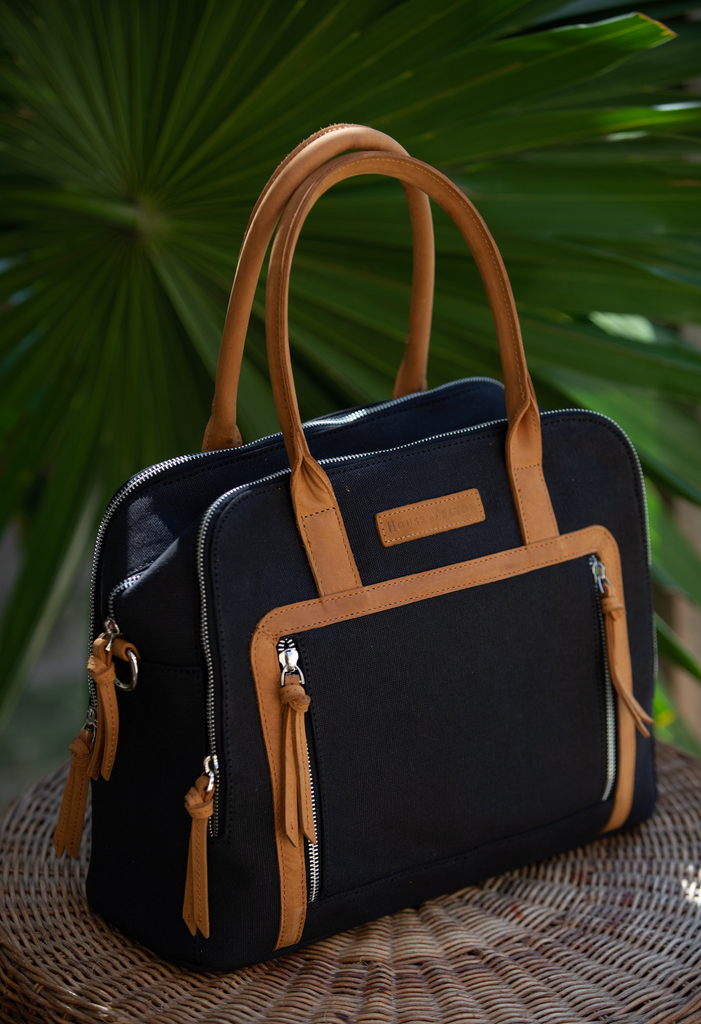 Luna Bag - Black Canvas